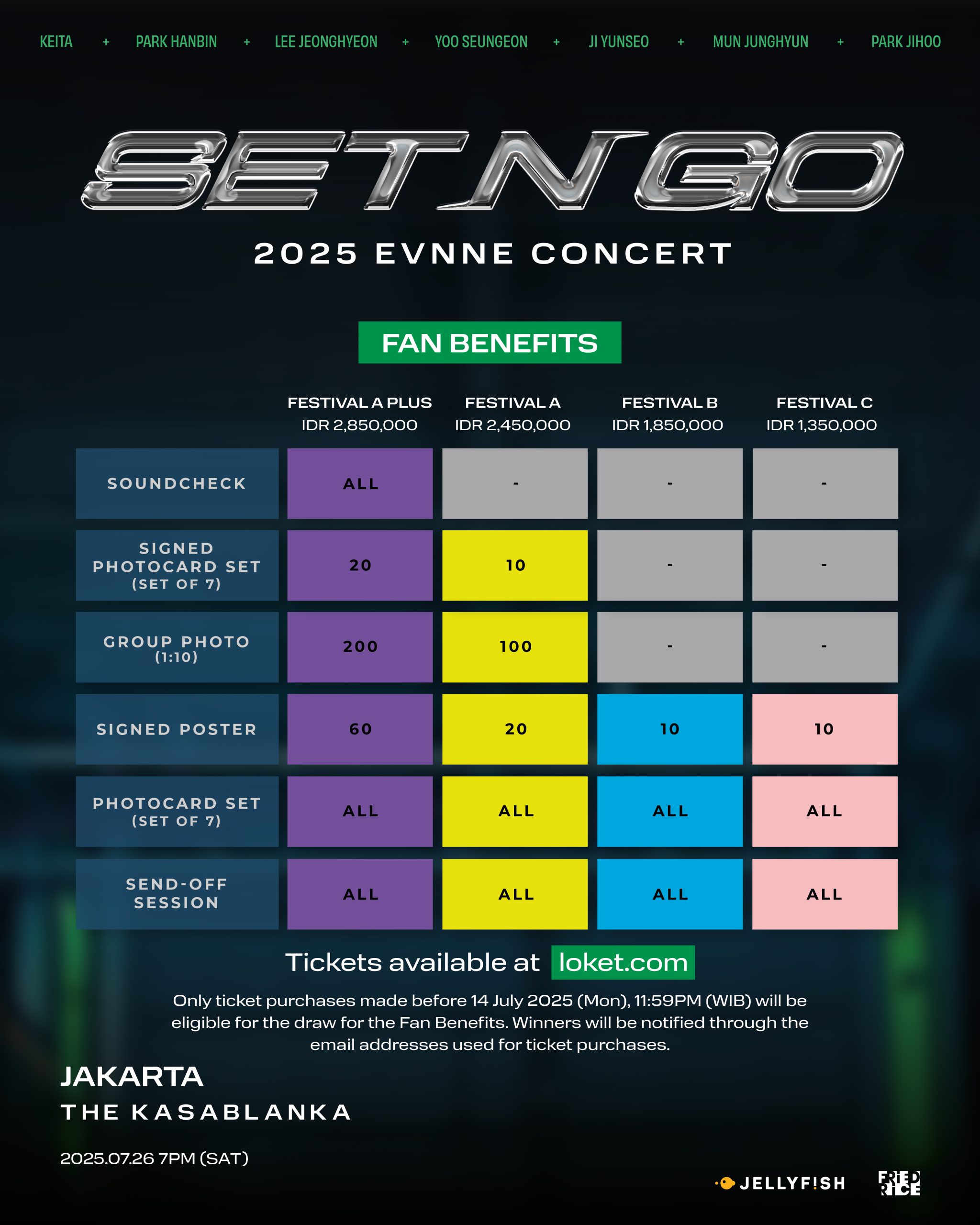 Konser EVNNE di Jakarta