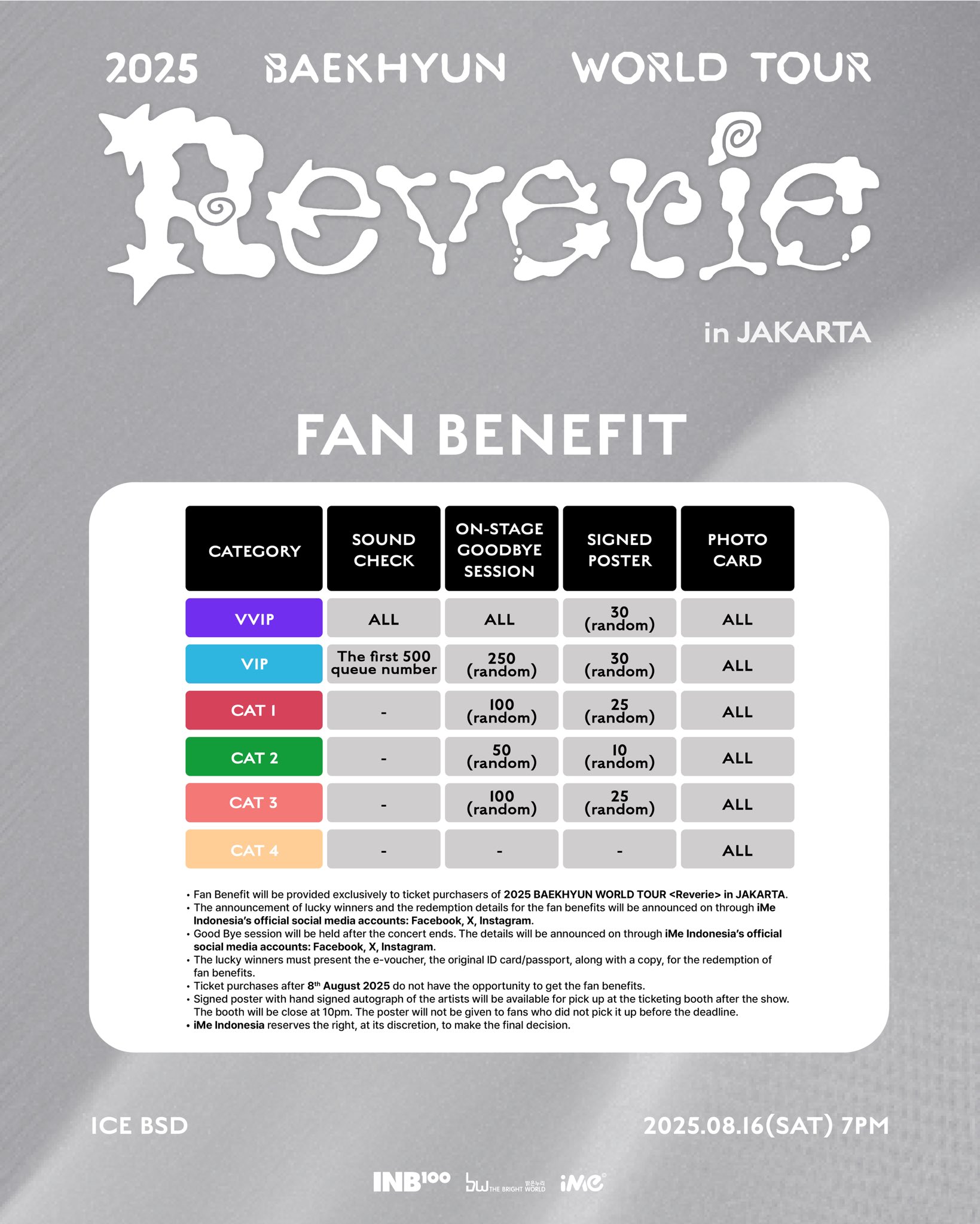 Konser Baekhyun <Reverie> Jakarta
